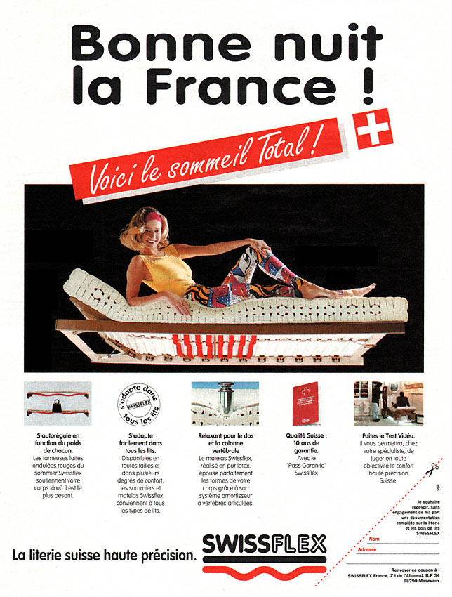 Publicité SwissFlex 1994