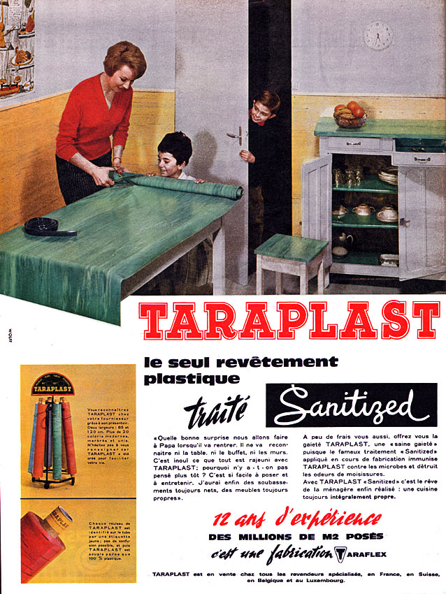 Publicité Taraplast 1961