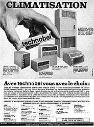 Publicité Technobel 1966