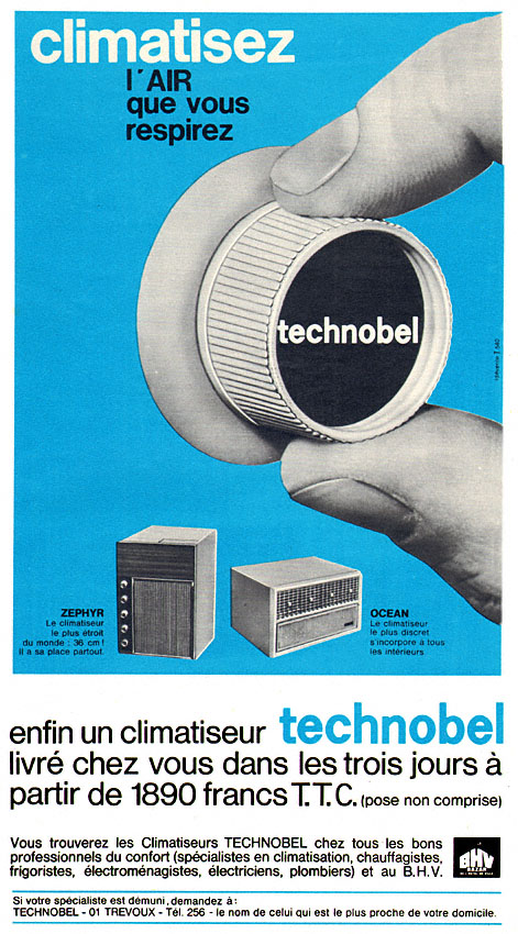 Publicité Technobel 1968