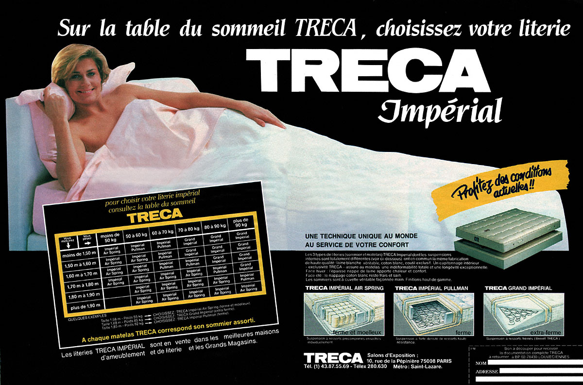 Publicité Treca 1988