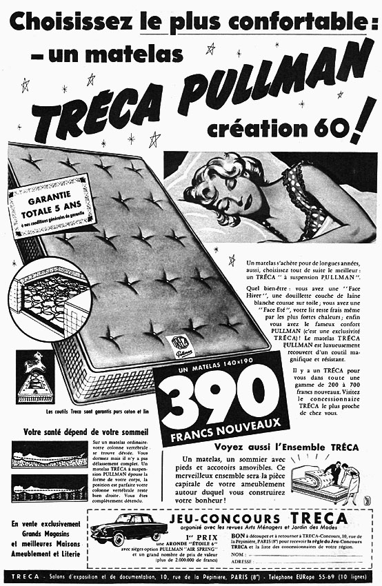 Publicité Treca 1960