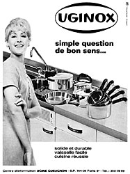 Publicité Uginox 1969
