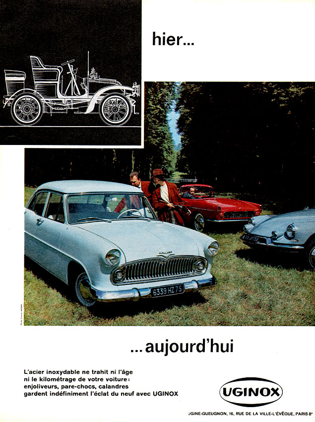 Publicité Uginox 1961