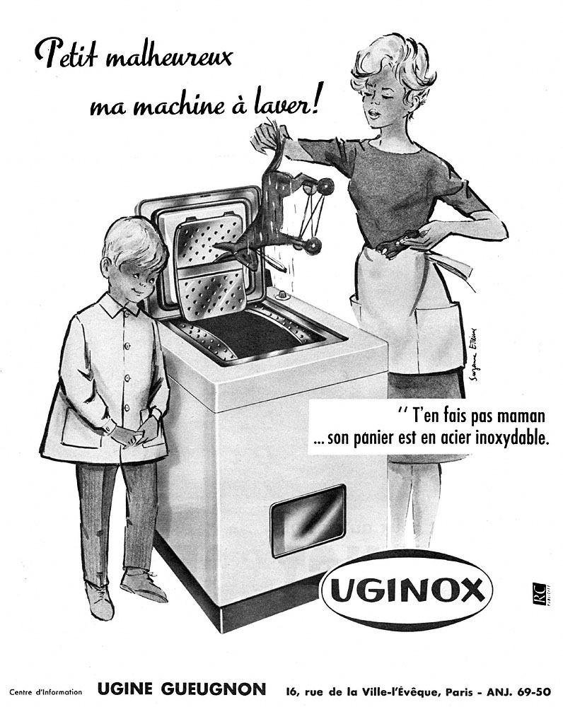 Publicité Uginox 1962