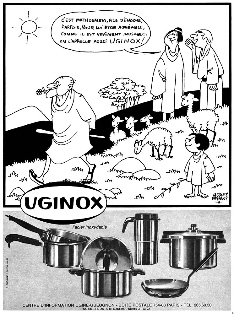 Publicit� Uginox 1966