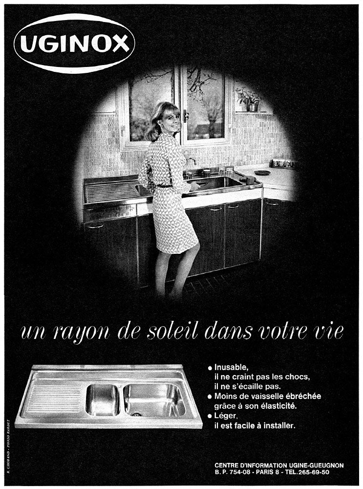 Publicit� Uginox 1967