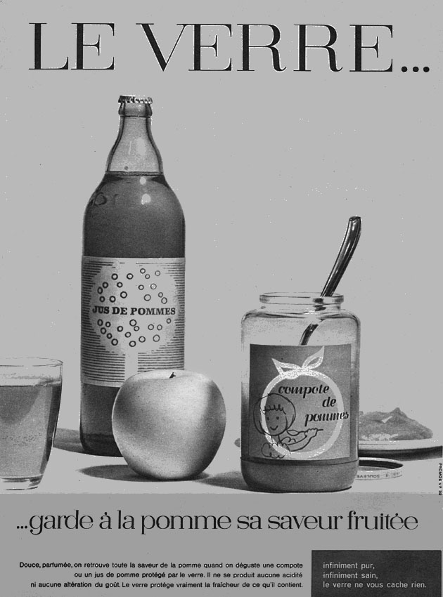 Publicité Verre 1961