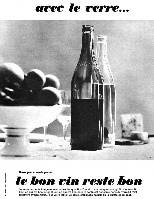 Publicité Verre 1964