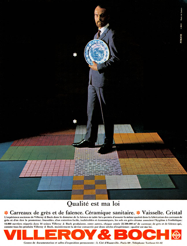 Publicité Villeroy & Boch 1963