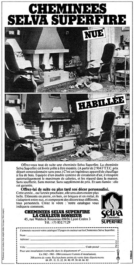 Publicité Divers Chauffage 1981