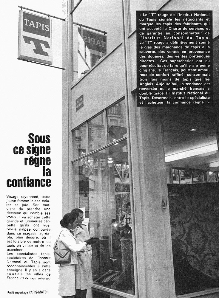 Publicit� Divers 1968