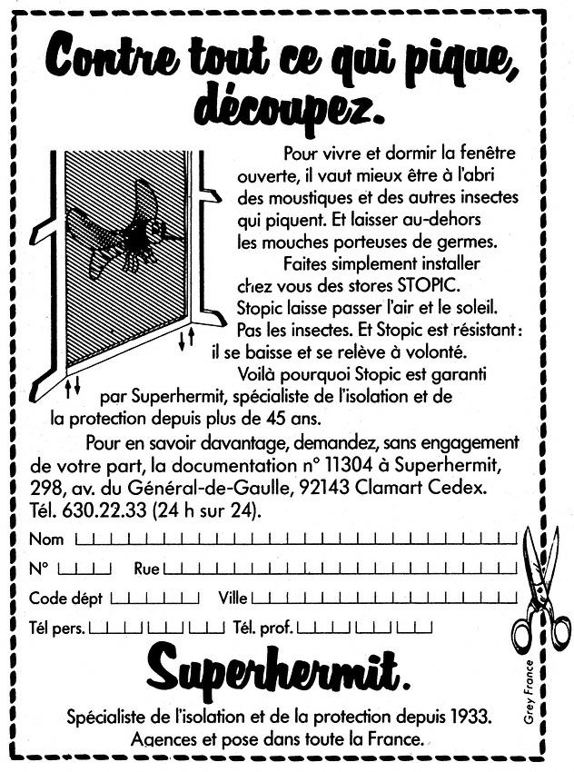 Publicité Zzdivers_FOU5 1983