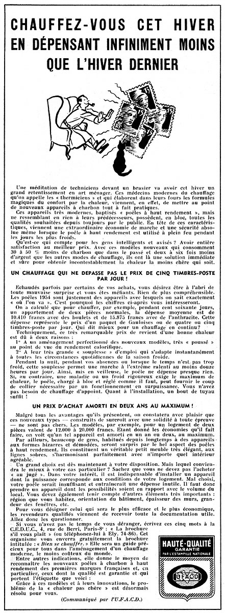 Publicité Zzdivers_FOU5 1954