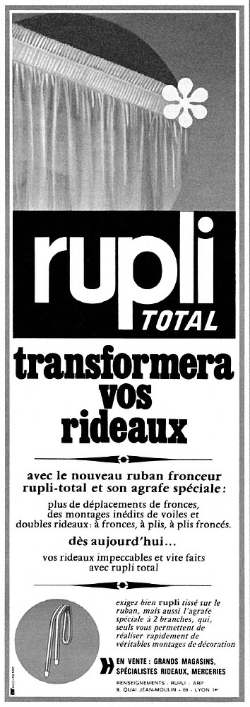 Publicit� Divers 1967