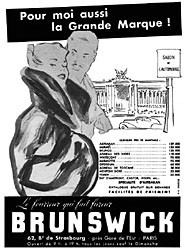 Marque Brunswick 1952