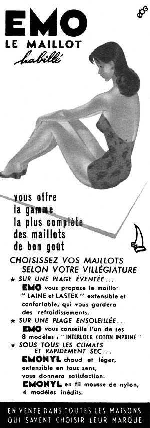 Publicité Emo 1953