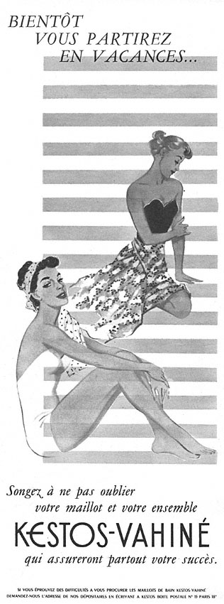 Publicité Kestos 1952