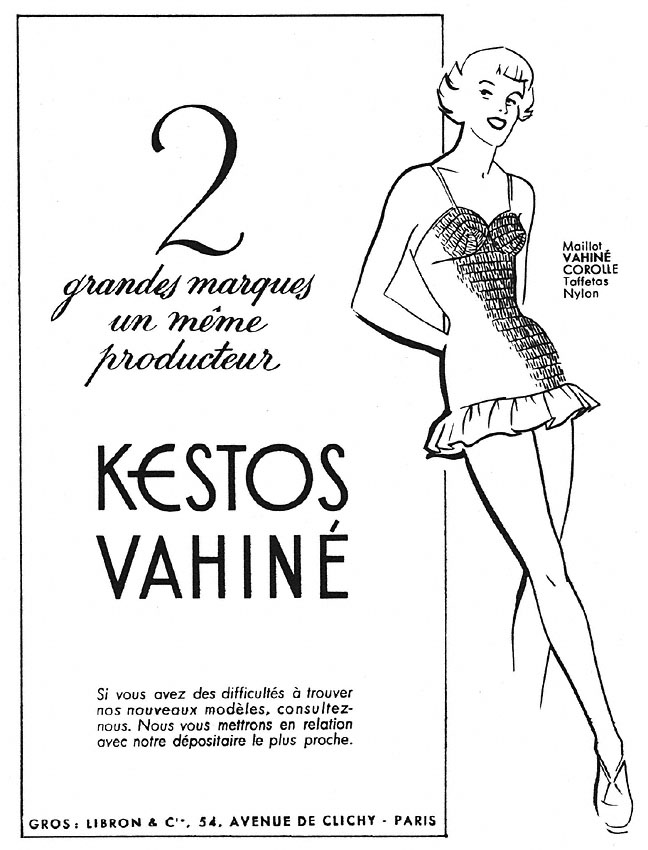 Publicité Kestos 1949