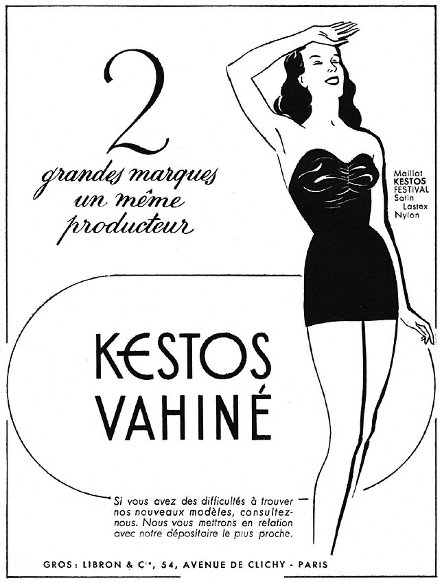 Publicité Kestos 1949