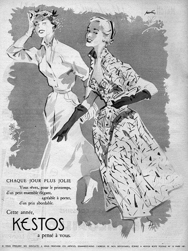 Publicité Kestos 1953