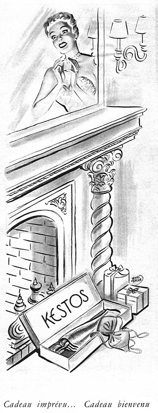 Publicité Kestos 1950