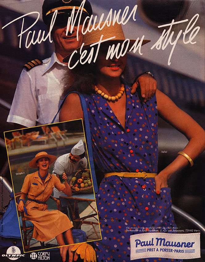 Publicité Paul Mausner 1980