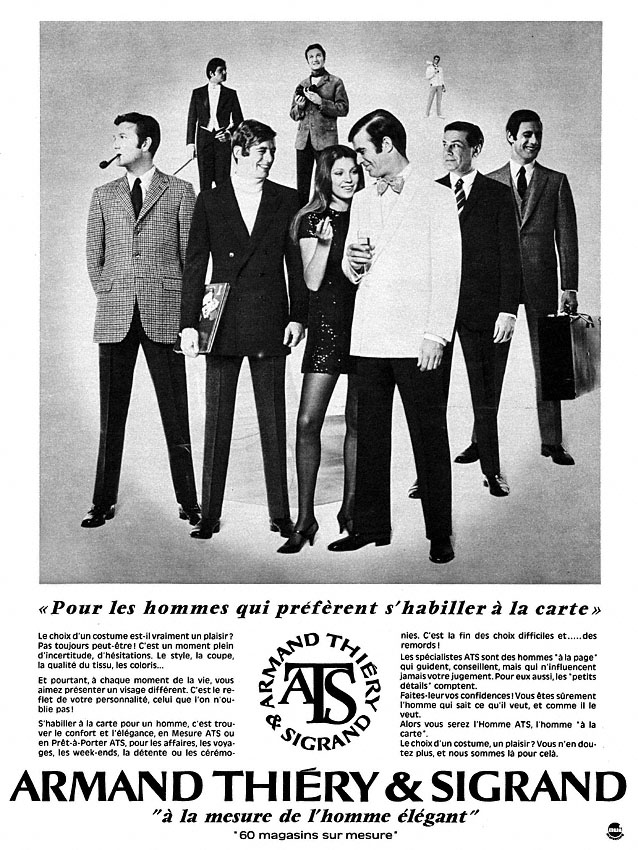 Publicité Armand Thierry 1969