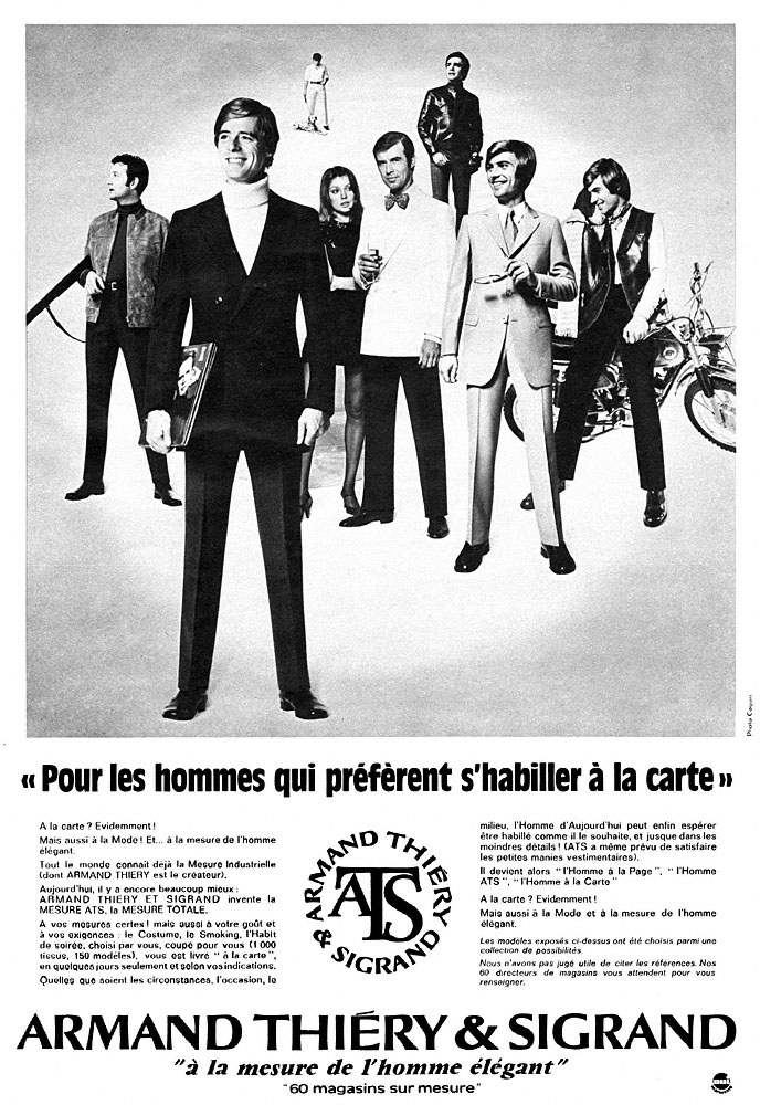 Publicit� Armand Thierry 1969