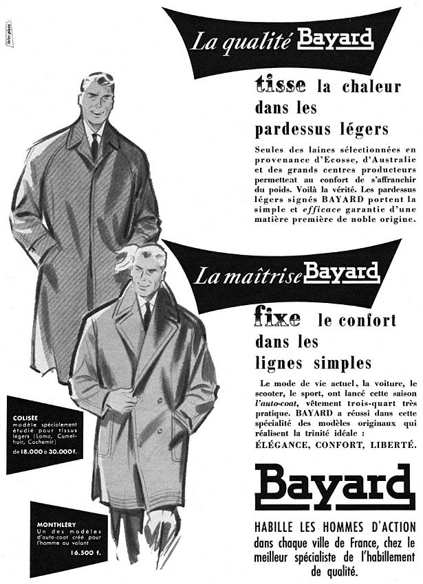 Publicité Bayard 1955