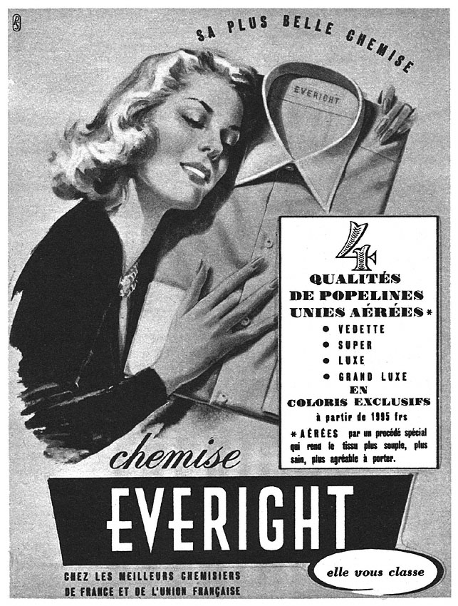 Publicité Everight 1952