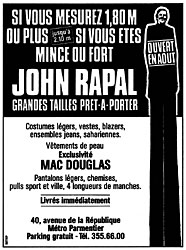 Marque John Rapal 1977