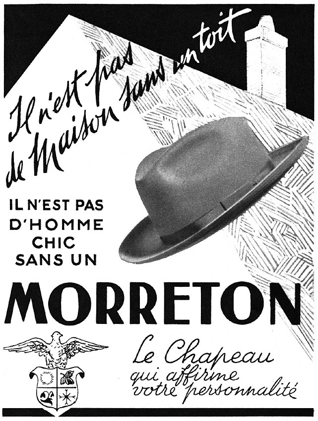 Publicité Morreton 1951