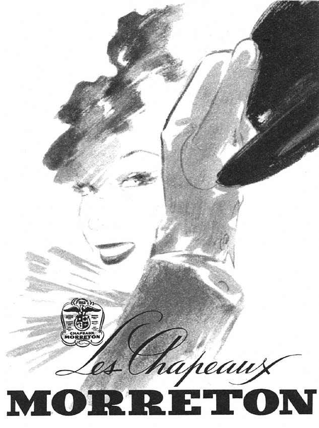 Publicité Morreton 1952