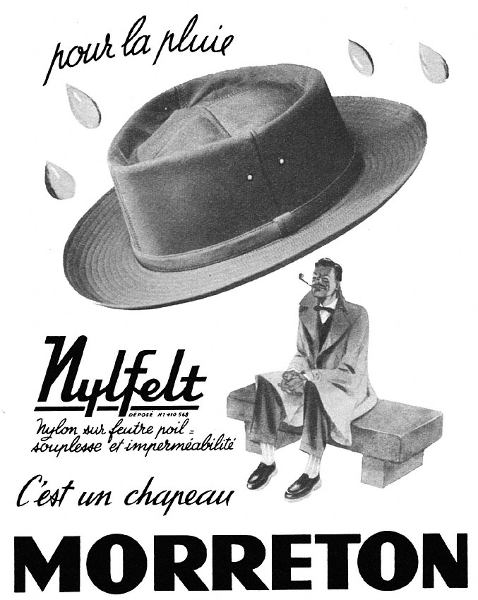 Publicité Morreton 1952