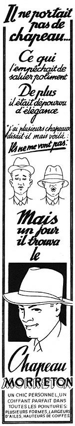 Publicité Morreton 1949