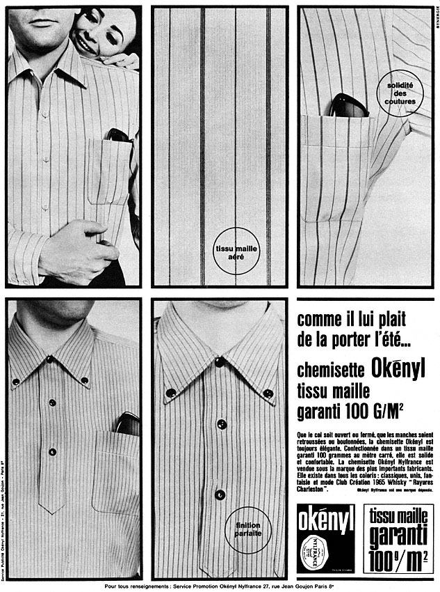 Publicité Okenyl 1965