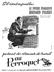 Publicit Au Perroquet 1956