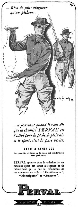 Publicité Perval 1951
