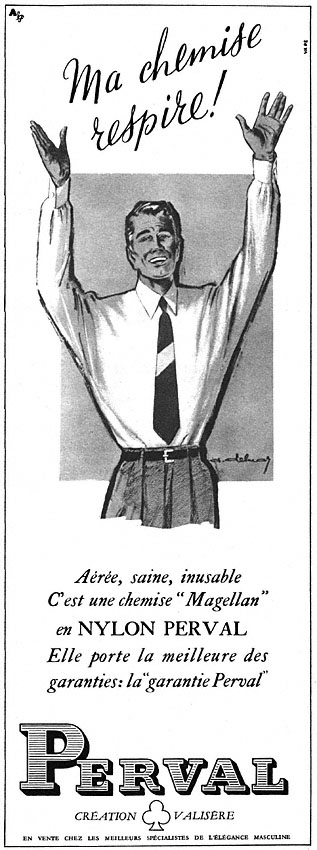 Publicité Perval 1952
