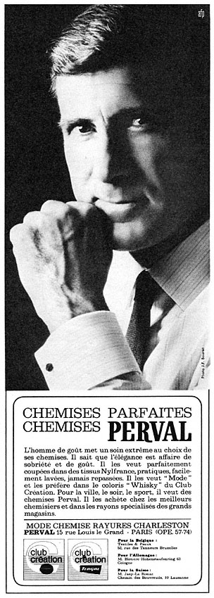 Publicité Perval 1965