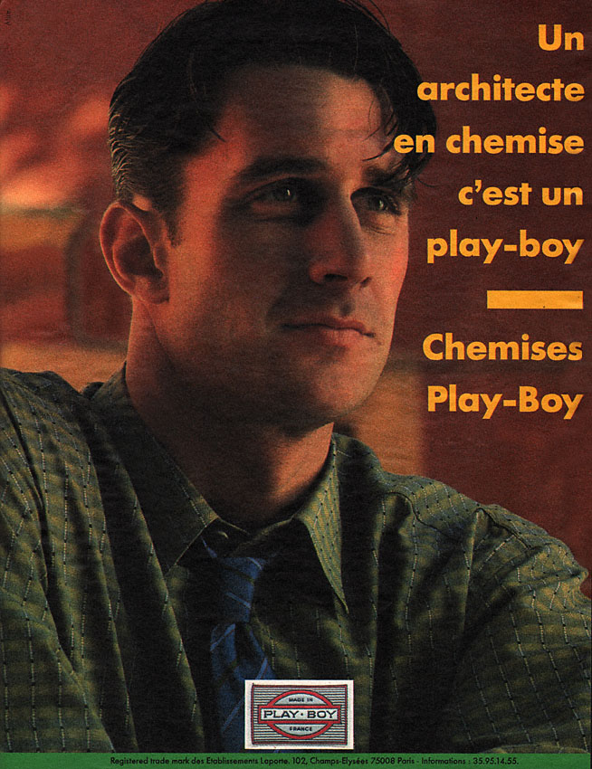 Publicité PlayBoy 1986