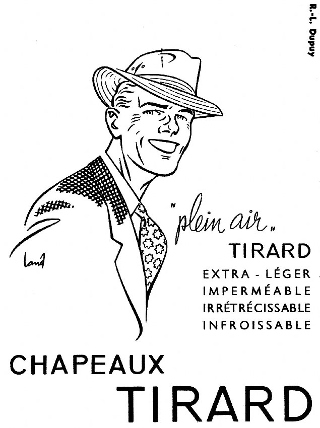 Publicité Tirard 1951
