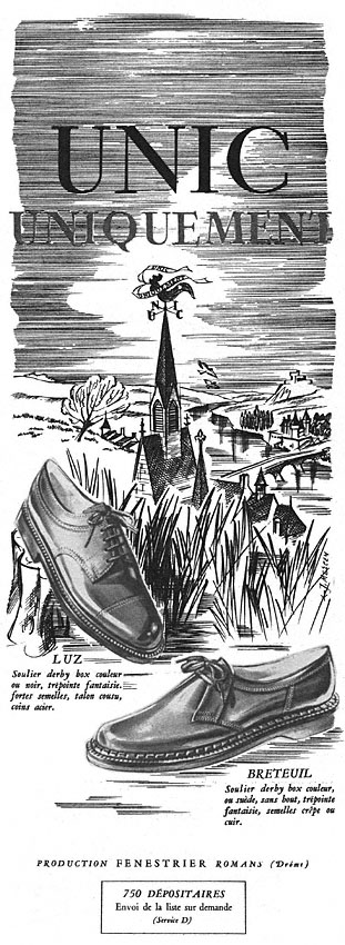 Publicité Unic 1951