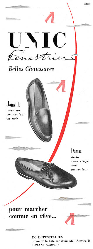 Publicité Unic 1956