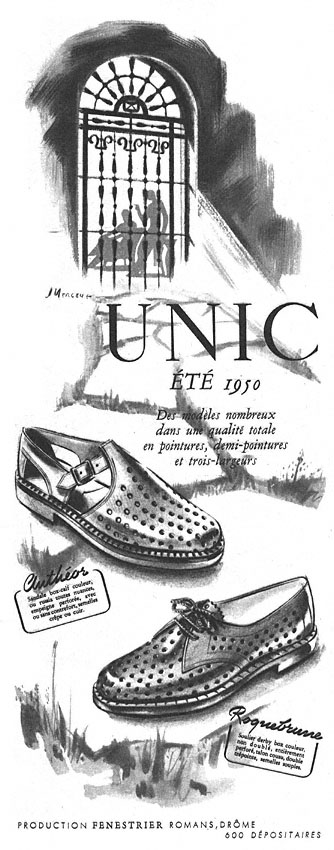 Publicité Unic 1950