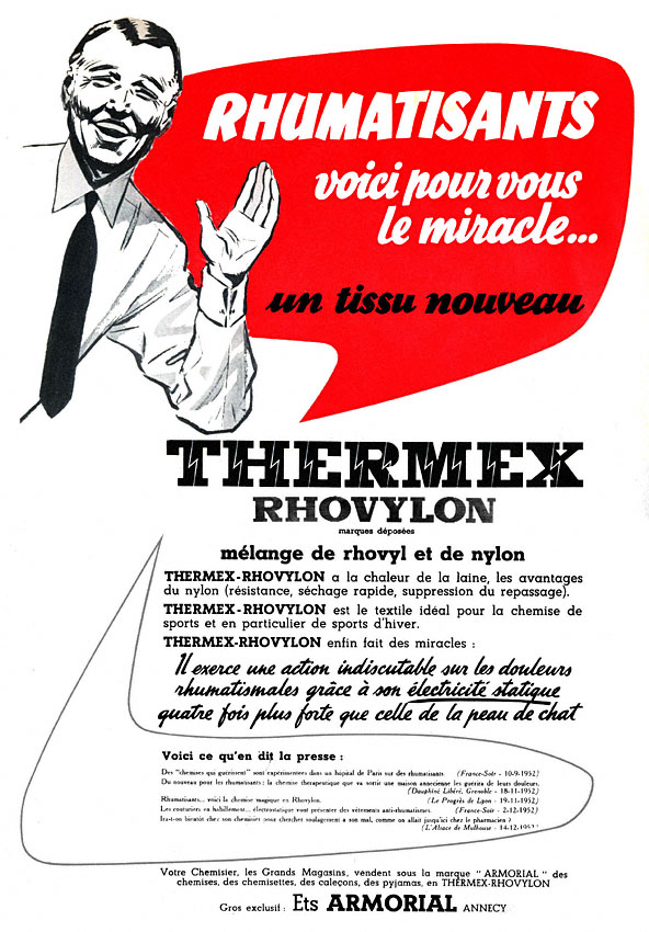 Publicité Armorial 1953