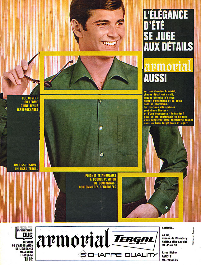 Publicité Armorial 1965