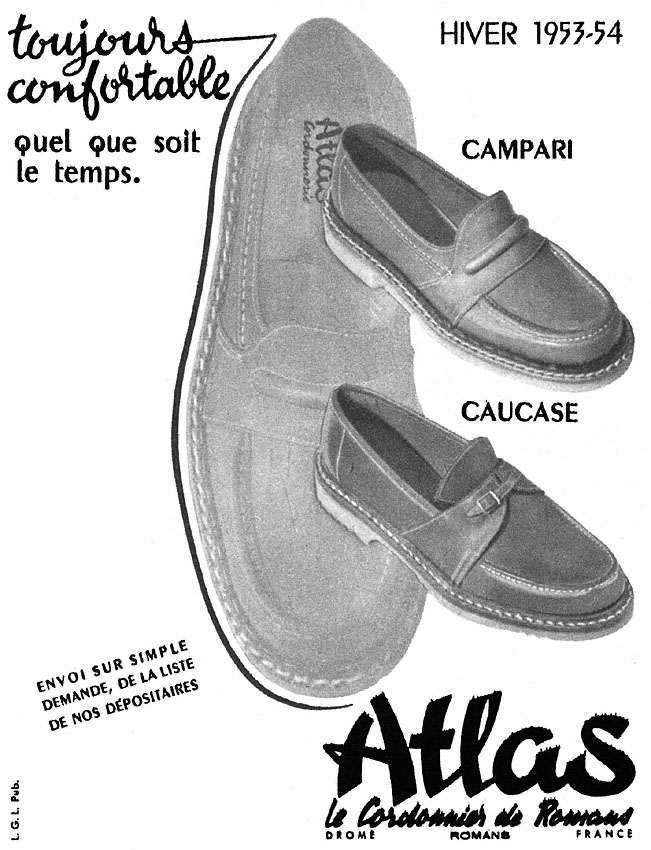 Publicité Atlas 1953