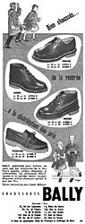 Publicit Bally 1954